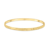 Textured Gold Bangles