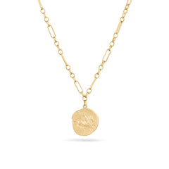 Pegasus corinthian coin solid gold pendant cast from original isabella day goldsmith
