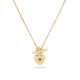 Tudor Locking Love Heart Pendant