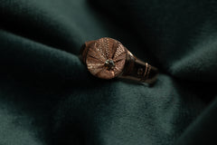 Sunburst Signet Ring