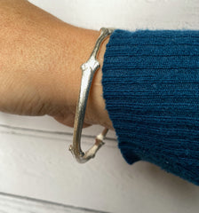 Sterling silver ash twig