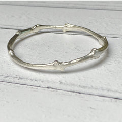 Sterling silver ash twig