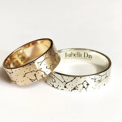 Men's Star Map Engagement Ring