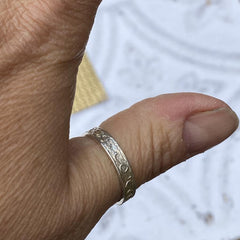 Solid Gold 'Semper Fidelis' Posey Ring