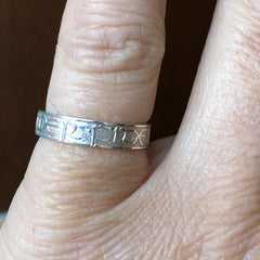 Solid Gold 'Semper Fidelis' Posey Ring