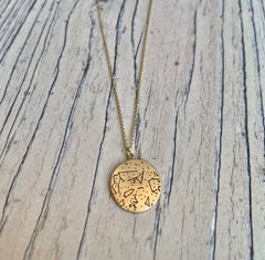 Personalised Custom Starmap Pendant - Astronomy Necklace