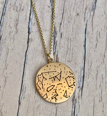 Personalised Custom Starmap Pendant - Astronomy Necklace