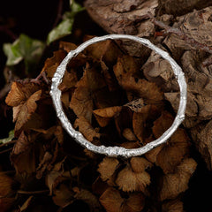 Oak Twig Bangle | Isabella Day is an award winning Artist Goldsmith