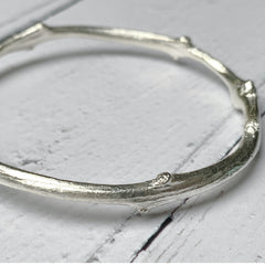 Sterling silver ash twig