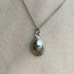 Solid Gold Limpet Shell Pendant