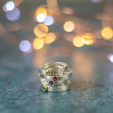Handmade Baby Birth Ring with Birthstone