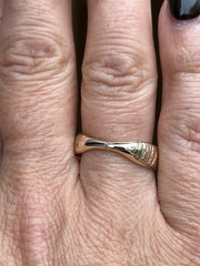 Handmade Solid Gold Nugget Ring - Smugglers Cove Collection