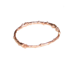 Oak Twig Bangle | Isabella Day is an award winning Artist Goldsmith