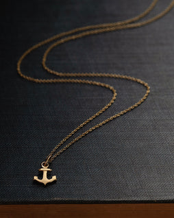 Solid Gold Anchor Charm