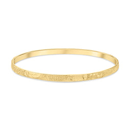Textured Gold Bangles