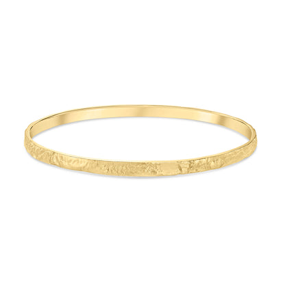 Textured Gold Bangles
