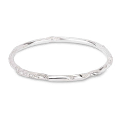 Solid Silver Underwater Treasure Bangle
