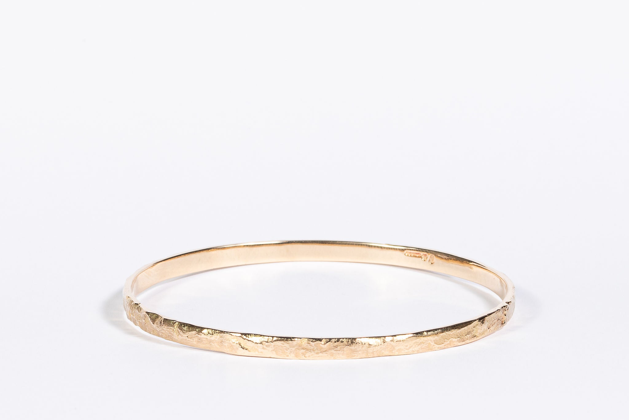Textured Gold Bangles