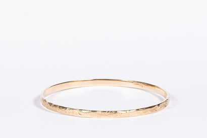 Textured Gold Bangles