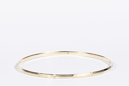 Textured Gold Bangles