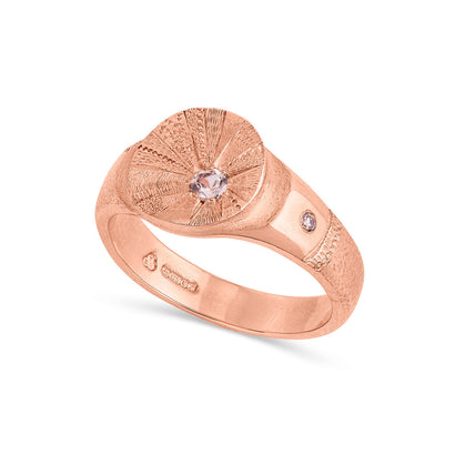 Sunburst Signet Ring