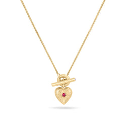 Tudor Locking Love Heart Pendant