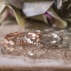 Solid Gold Tudor Rose Ring