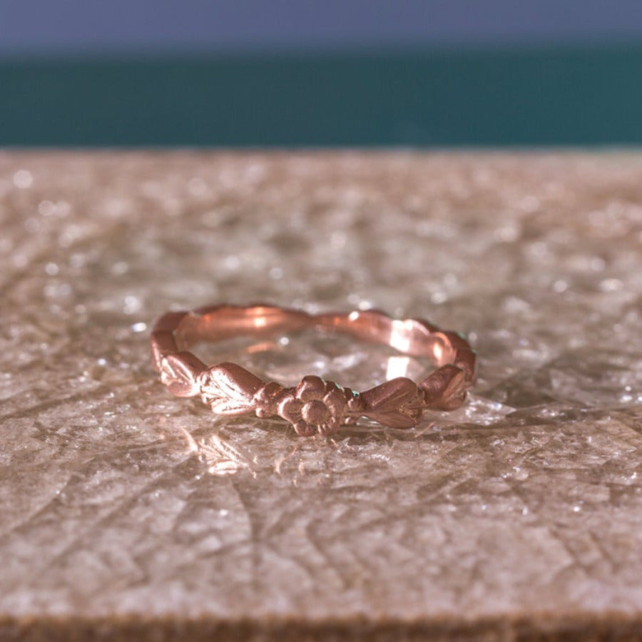 Solid Gold Tudor Rose Ring – Isabella Day