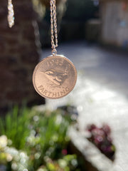 Christmas pudding farthing coin 