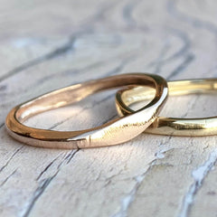 Handmade Solid Gold Treasure Stack Rings