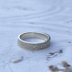 Solid Gold 'Semper Fidelis' Posey Ring