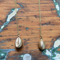 Gold Cowrie Shell Necklace