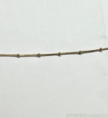 Gold Satellite Necklace - Delicate Gold Chain