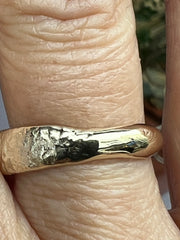 Handmade Solid Gold Nugget Ring - Smugglers Cove Collection