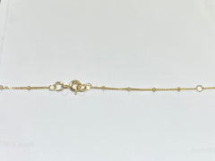 Gold Satellite Necklace - Delicate Gold Chain